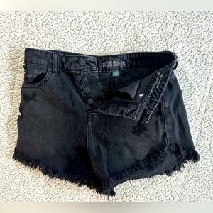 Wild Fable Black Jean Shorts